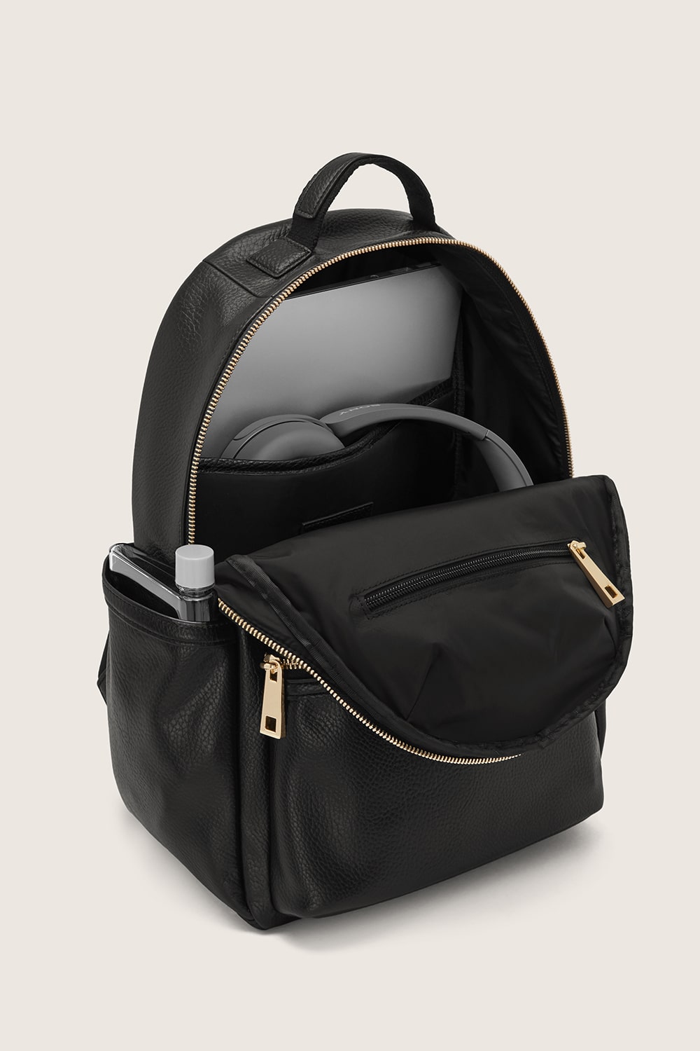 The Lea Backpack Black Gold