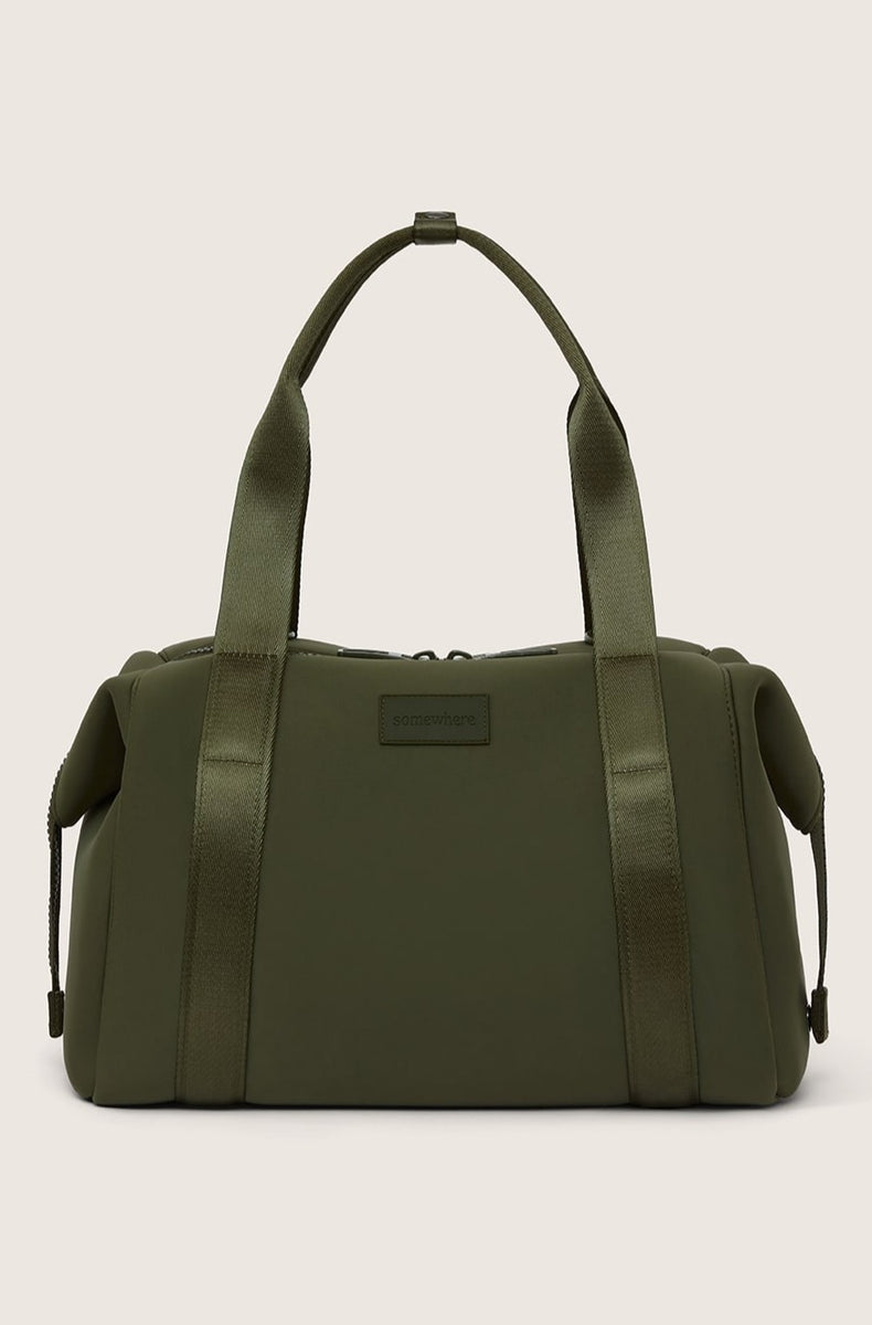 The Ace Holdall | Khaki Neoprene Carry-on Holdall | Hybrid weekender ...